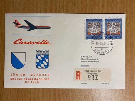 Swissair Erstflug Zürich München 1966 Kaufen auf Ricardo