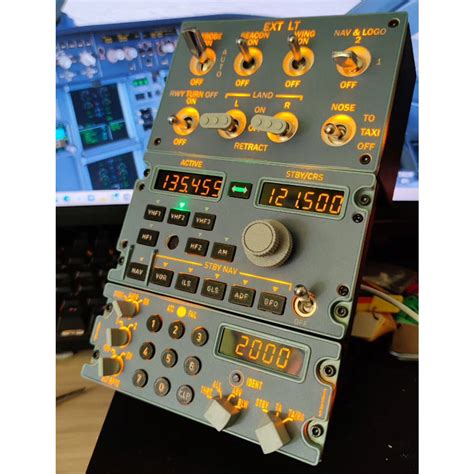 home cockpit panel integrated rmplightingatc