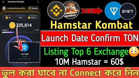 Hamster Kombat Launch Date Ton Hamster Kombat Listing Update