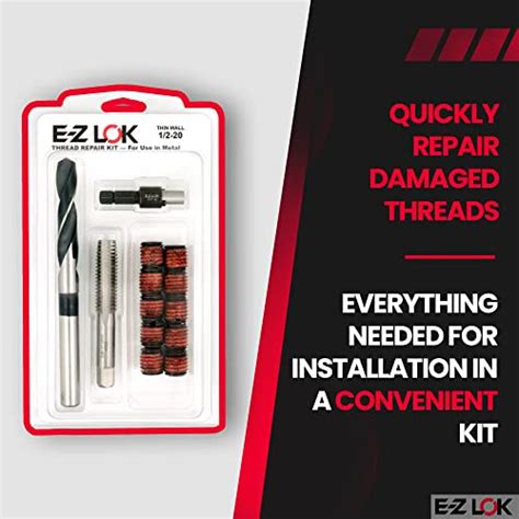 E Z Lok Ez Thread Repair Kit For Metal Carbon Steel Threaded