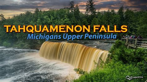 TAHQUAMENON FALLS State Park Michigan S U P YouTube