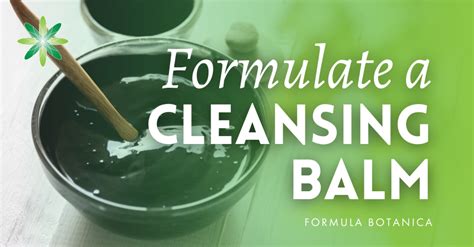 How To Make A Natural Cleansing Balm Formula Botanica