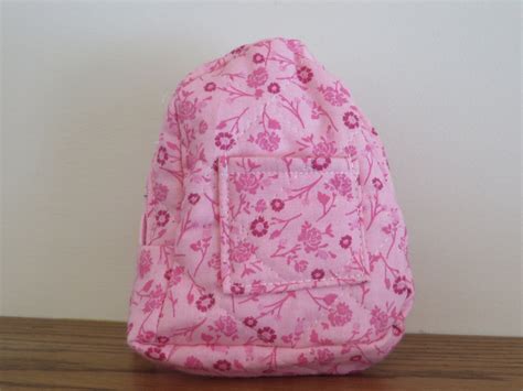 American Girl Doll Pink Floral Backpack