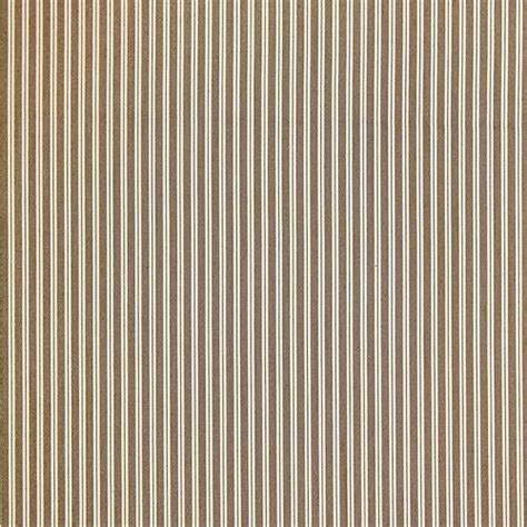 Scalamandre Kent Stripe Sepia Fabric Sépia