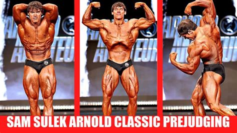 Sam Sulek DELIVERS At Arnold Classic Amateur Prejudging YouTube