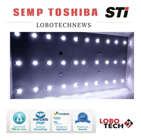 Kit Completo Barras Led Semp Toshiba Dl I A Dl Parcelamento