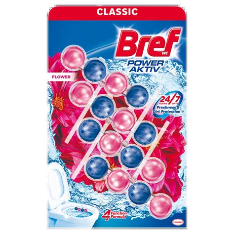 Bref Power Aktiv Flower WC frissítő 4 x 50 g