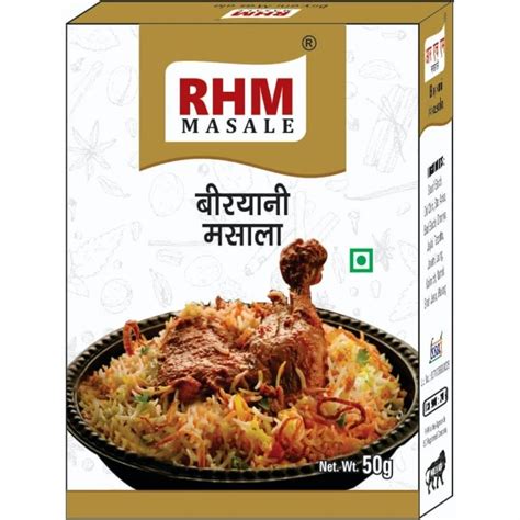 G Rhm Biryani Masala Packaging Type Box At Rs Pack In Lucknow