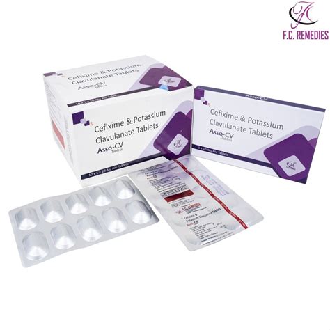 Cefixime Mg Clavulanic Acid Mg Tablets At Rs Box