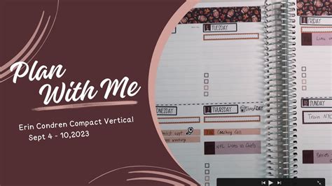 Plan With Me Erin Condren Compact Vertical YouTube