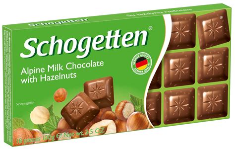 Schogetten Alpine Milk Chocolate With Hazelnuts