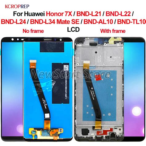 For Huawei Honor 7x Lcd Display Touch Screen Digitizer Assembly For