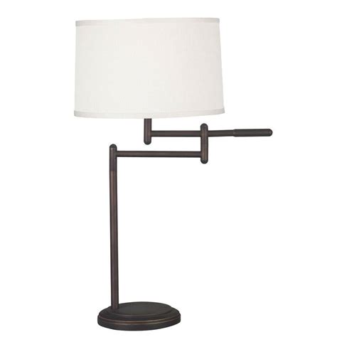 Kenroy Home Theta In Copper Bronze Swing Arm Table Lamp Cb