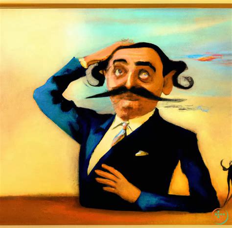 Frightened Salvador Dali In A Salvador Dali Painting | Artificial Design