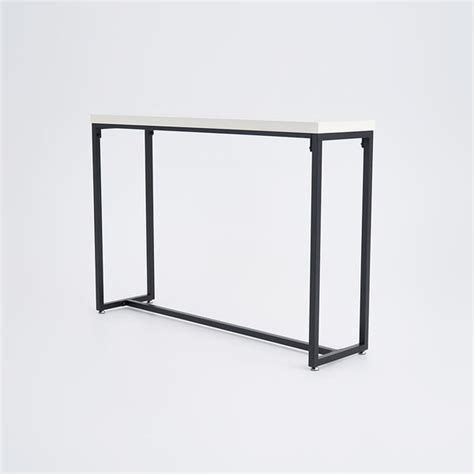 Free Shipping on 59" Industrial Rectangular White Bar Height Table ...