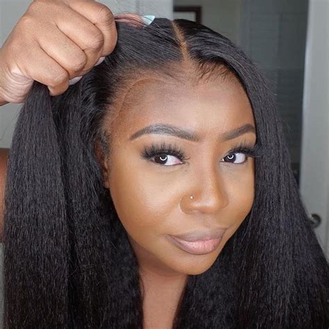 Melting Kinky Straight Swiss Hd Undetectable Lace 13x4 Lace Frontal Wig