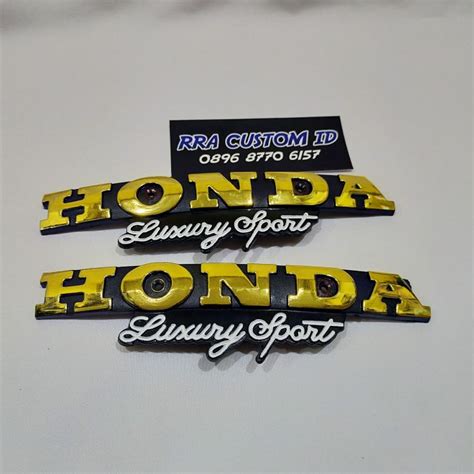 Emblem Tangki Tengki Honda Gl Pro Glpro Lambang Emblem Logo Honda