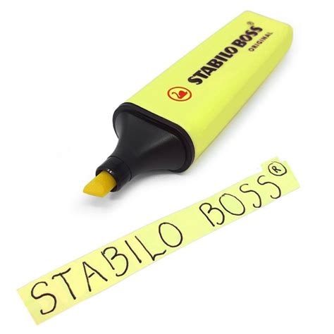 Stabilo Boss Original Highlighters Pastel Milky Yellow Box