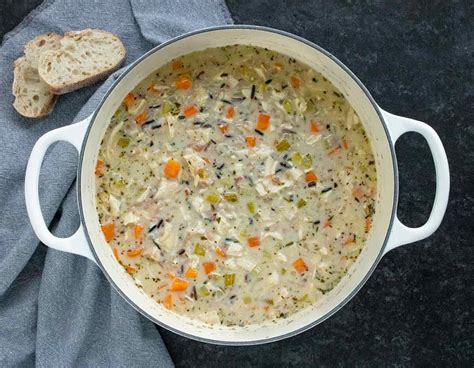 Leftover Turkey Wild Rice Soup Soupaddict