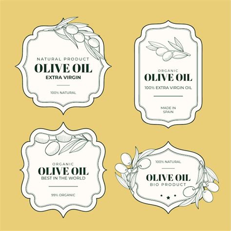 Olive Oil Label Template