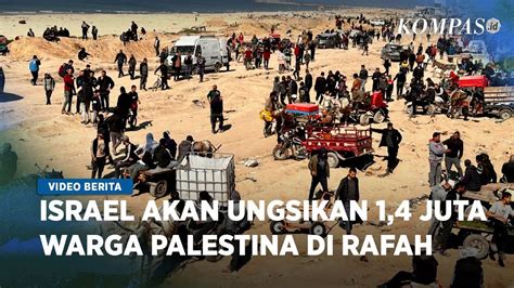 Misi Terselubung Israel Dan AS Evakuasi Warga Palestina Dan Bangun