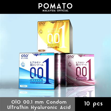 OLO 001 Hyaluronic Acid Long Lasting Delay Condom 0 01mm Ultrathin