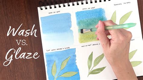 Watercolor Washes Vs Glazes Explained Watercolor For Beginners