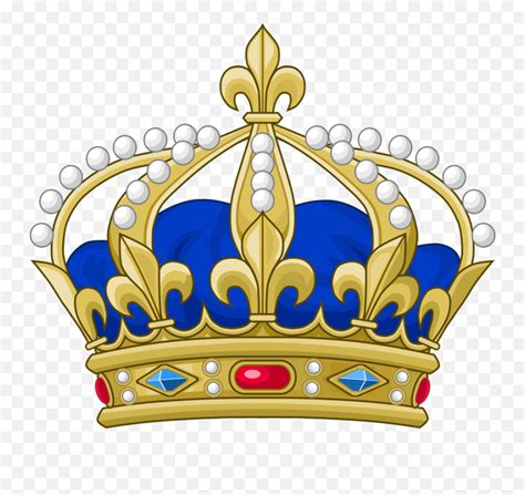 Royal Crown Of France King Crown Clipart Blue Emojiqueen Crown Emoji