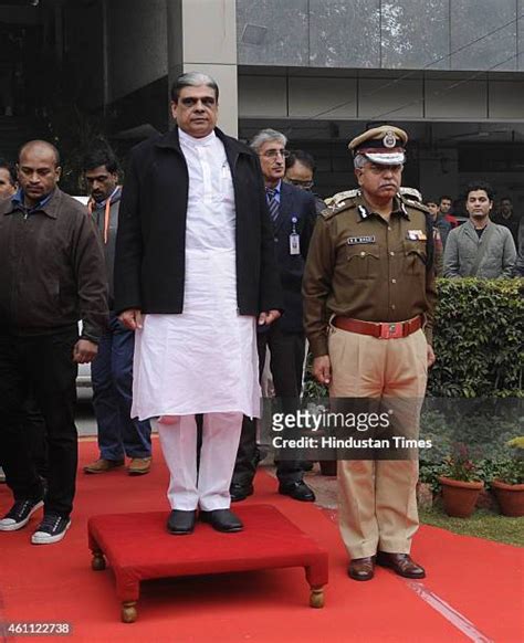 Delhi Police Commissioner Bs Bassi Addresses Media At Delhi Police