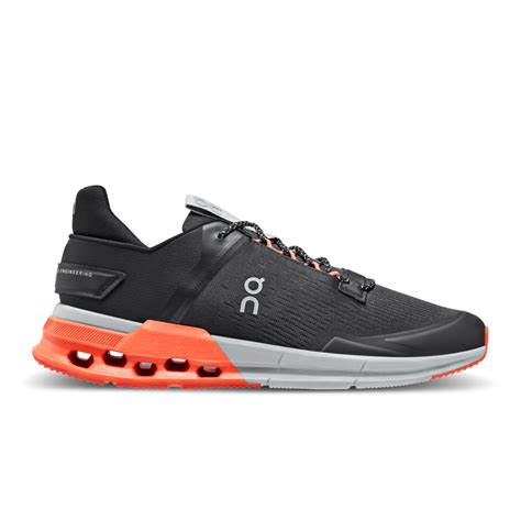 On Running Cloudnova Flux Masculino Black Flame Vaca Lôca sejoganavaca