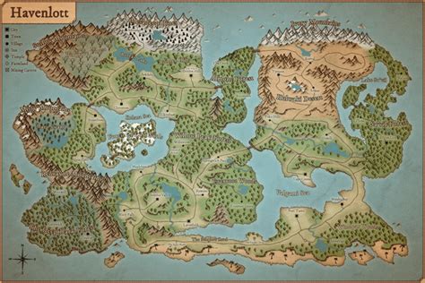 First time making a map for an upcoming dnd campaign I plan to run! Had ...