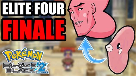 How I Beat Pokemon Blaze Black Redux Elite Four Youtube