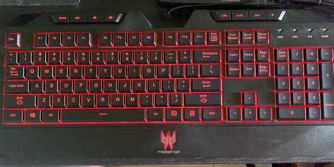 ACER Predator Keyboard, Computers & Tech, Parts & Accessories, Computer Keyboard on Carousell