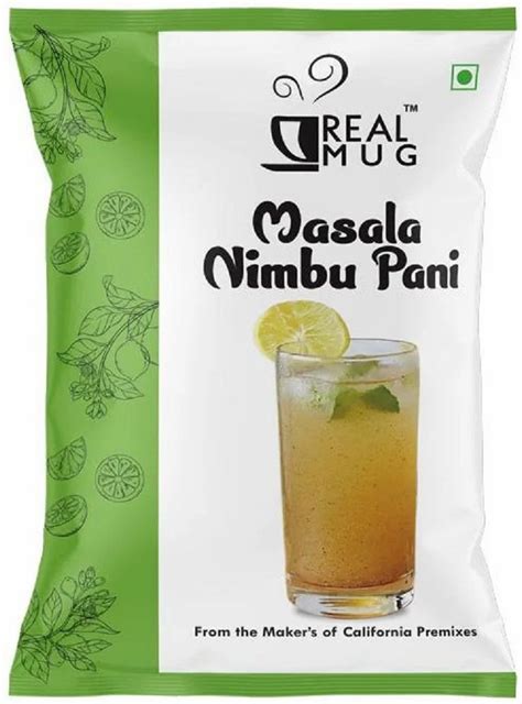 Real Mug Lemon Masala Nimbu Pani Premix Packaging Size 1 Kg