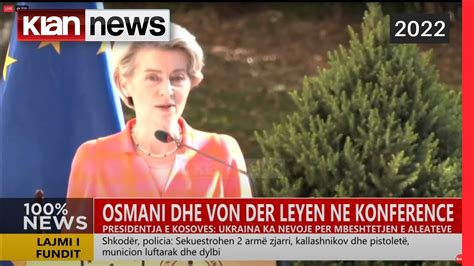 Von Der Leyen Kosova I Ka Plot Suar T Gjitha Kriteret P R