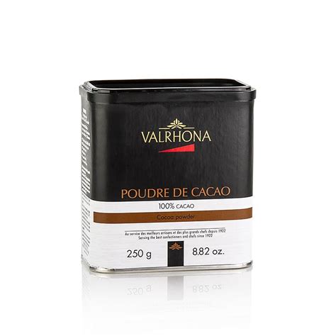 Valrhona Kakaopulver schwach entölt 20 22 Kakaobutter Valrhona 250