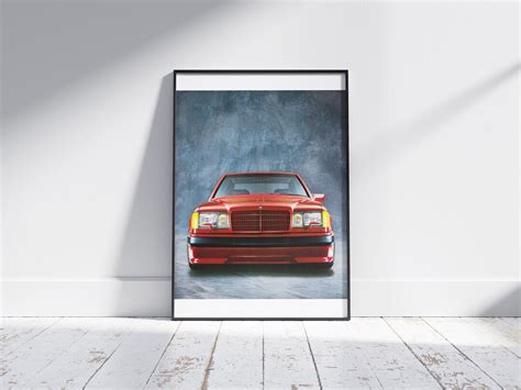 W124 AMG Upgrade Your Home Decor With a Stunning Mercedes Benz Digital Print Poster From Etsy - Etsy