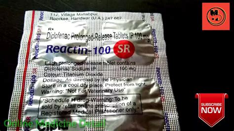 Reactin Sr Medicine Detail Use And Side Effect Online Medicine