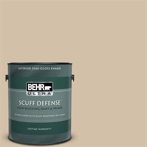 BEHR ULTRA 1 Gal PPU7 08 Baja Extra Durable Semi Gloss Enamel