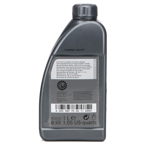 Original MERCEDES BENZ Motor Oils 000 989 33 09 11 Myparto