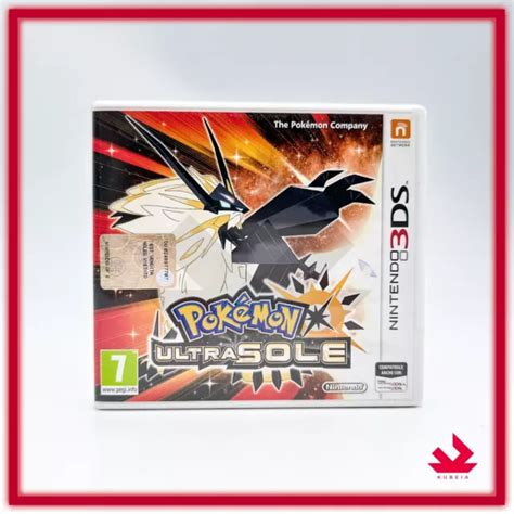 POKÉMON ULTRA SOLE Italiano Pal Nintendo 3Ds 2Ds Completo Ottimo