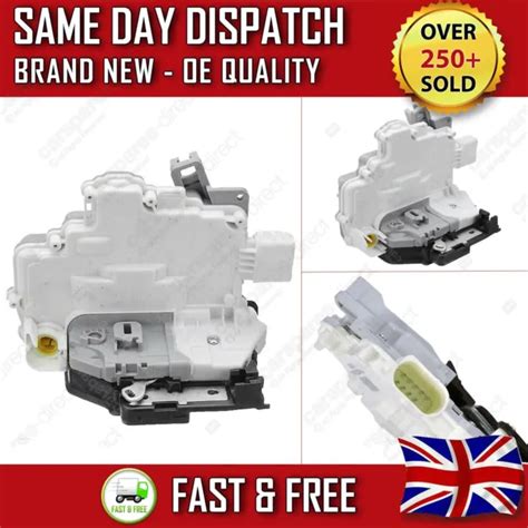 VW PASSAT B6 B7 Front Right Driver Side Door Lock Actuator Mechanism