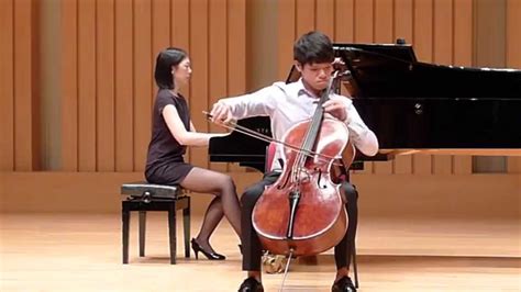 Chien Hsiang Wang Lalo Cello Concerto In D Minor Mov I Youtube