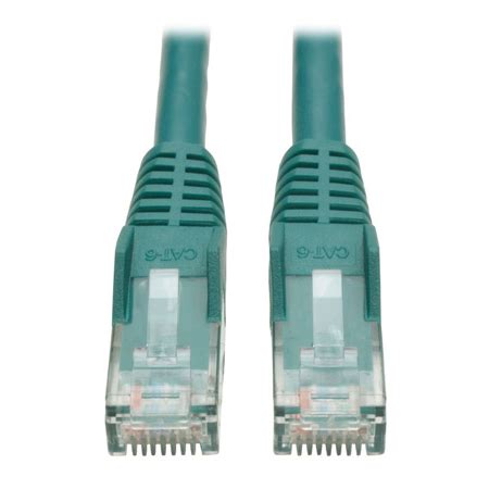 Tripp Lite by Eaton 10FT Cat6 Snagless Unshielded (UTP) Pure Bare Copper Patch Cable 550MHz — Green (5-Pack) (N201-C6-UTP-10FT-GN-5PK)