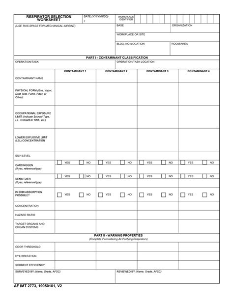 Af Imt Form 2773 Fill Out Sign Online And Download Fillable Pdf