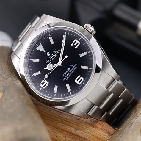 Rolex Explorer Black Dial 214270 | New York Jewelers Chicago