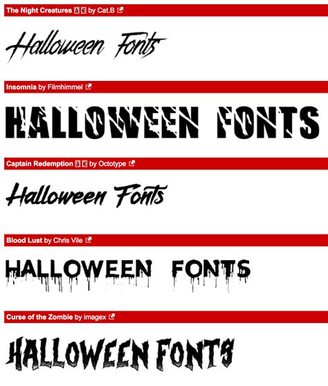 Best Halloween Fonts