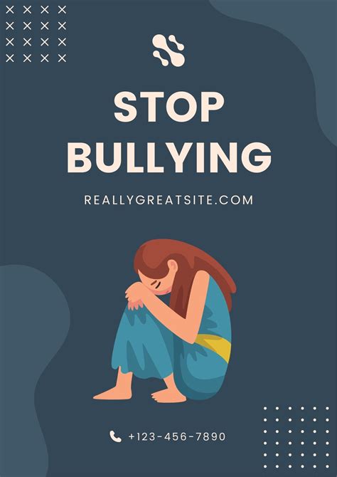 Free Printable Anti Bullying Campaign Poster Templates 58 Off