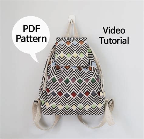 Drawstring Backpack Template