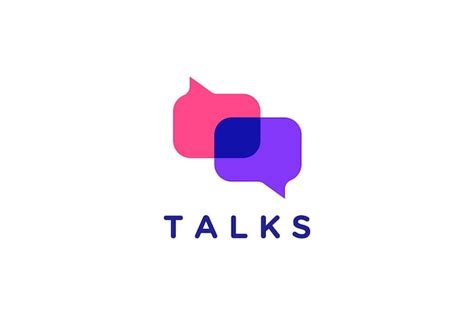 Premium Vector Modern Creative Chat And Talk Logo Design Template